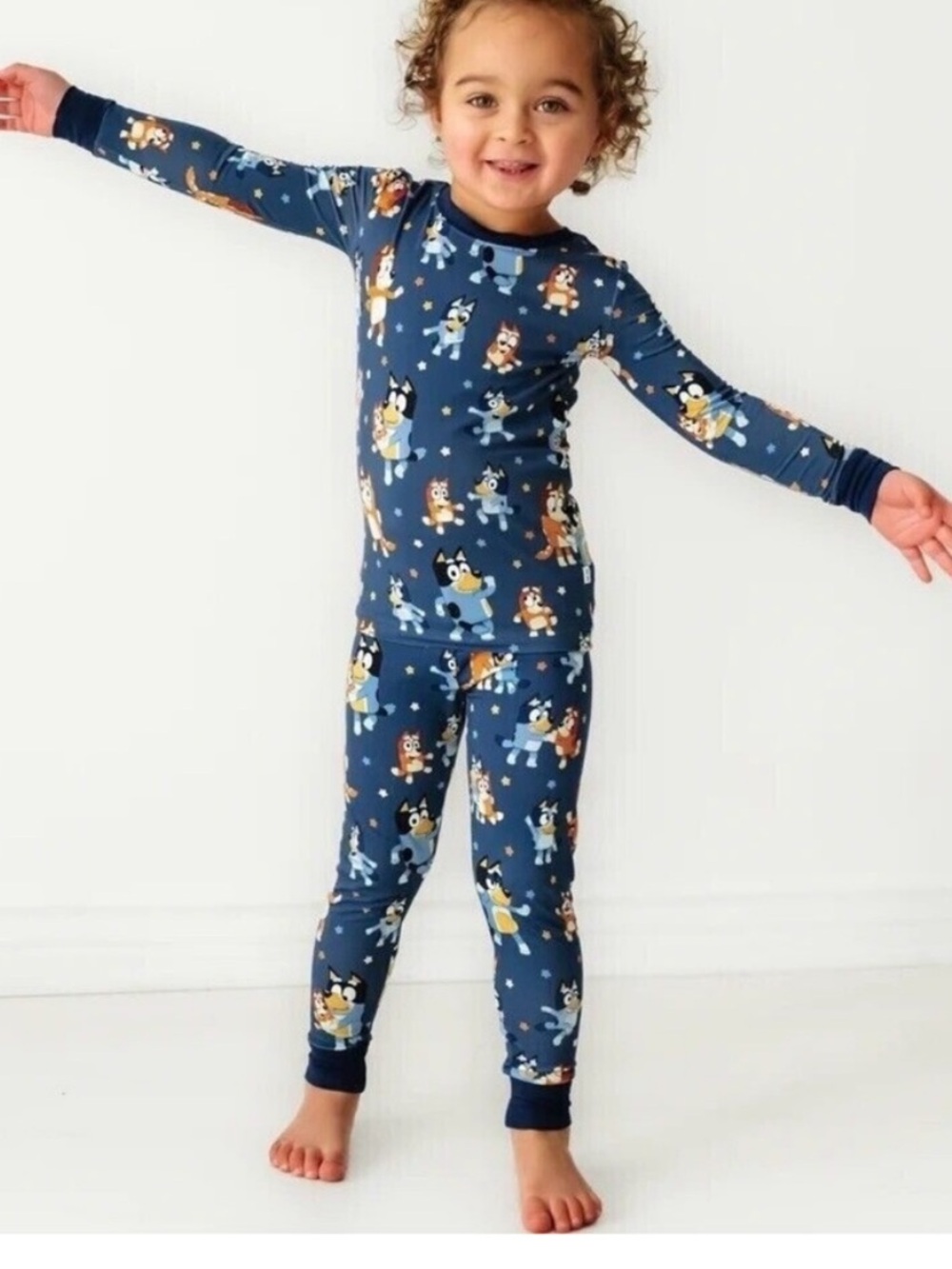 Little Sleepies Bluey Dance Party 2-Piece Pajama Set 💙🧡🎶